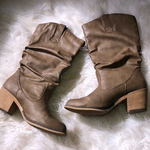 block heel cowboy boots